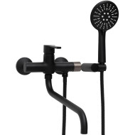 Смеситель для ванны Haiba HB22652-7 универсальный Черный матовый