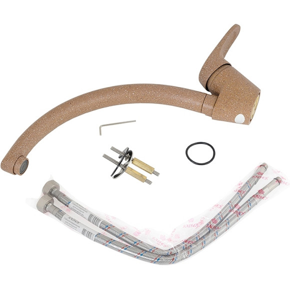 Смеситель для кухни Kaiser County 55244-7 Коричневый мрамор