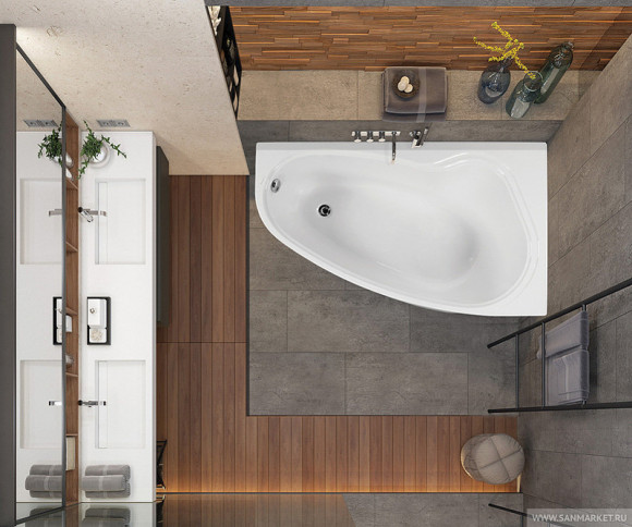 Акриловая ванна Vagnerplast Avona 150x90 R VPBA159AVO3PX-04 без гидромассажа Акриловая ванна Vagnerplast Avona 150x90 R VPBA159AVO3PX-04 без гидромассажа