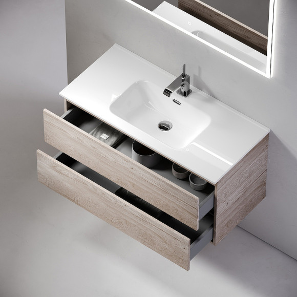 Тумба под раковину Sancos Urban 90 UR90EG подвесная Дуб Галифакс натуральный