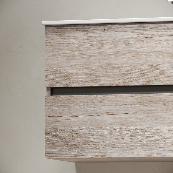 Тумба под раковину Sancos Urban 90 UR90EG подвесная Дуб Галифакс натуральный