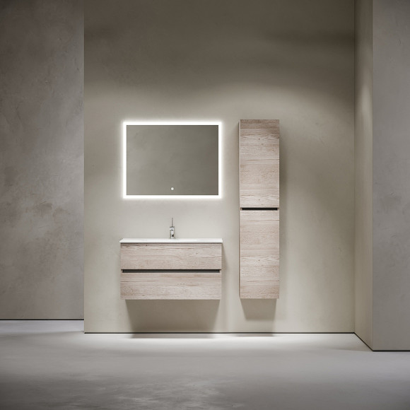 Тумба под раковину Sancos Urban 90 UR90EG подвесная Дуб Галифакс натуральный