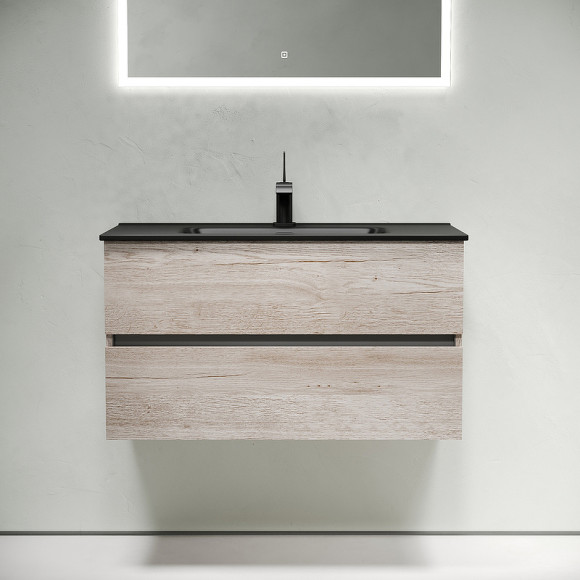 Тумба под раковину Sancos Urban 90 UR90EG подвесная Дуб Галифакс натуральный