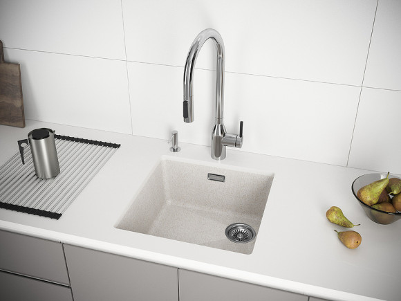 Кухонная мойка Paulmark Lumi 45 UNI-Skew LU45SK-BE Бежевая Кухонная мойка Paulmark Lumi 45 UNI-Skew LU45SK-BE Бежевая