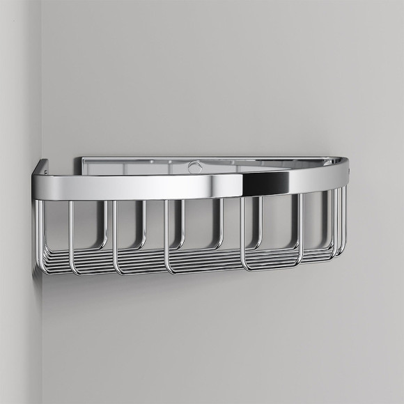 Полка корзина AM.PM Sense L A7452100 угловая Хром Полка корзина AM.PM Sense L A7452100 угловая Хром