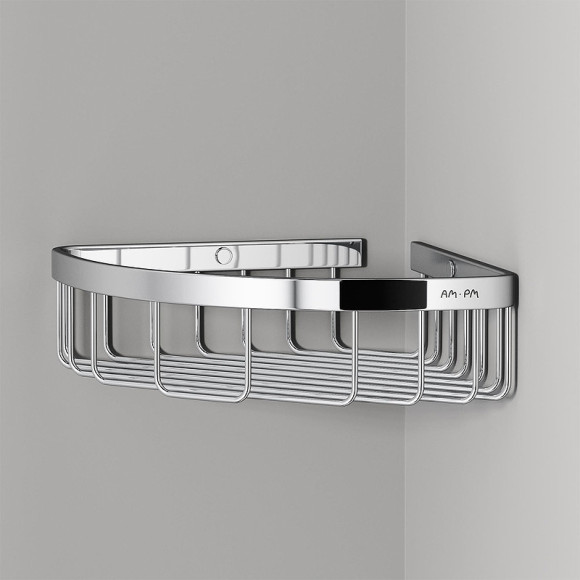 Полка корзина AM.PM Sense L A7452100 угловая Хром Полка корзина AM.PM Sense L A7452100 угловая Хром