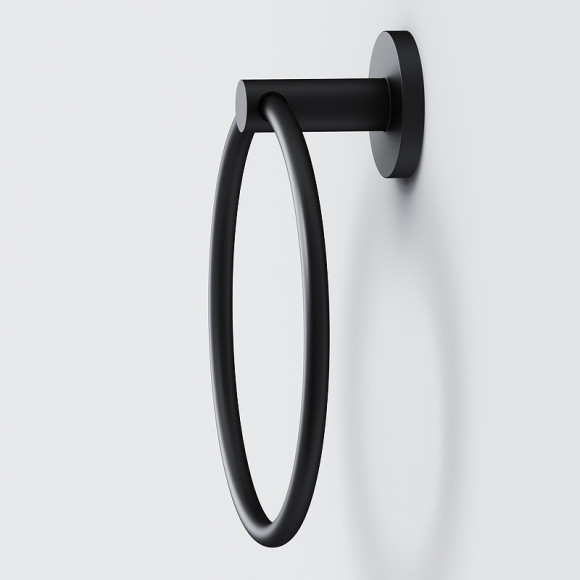 Кольцо для полотенец AM.PM X-Joy A85A34422 Черное матовое Кольцо для полотенец AM.PM X-Joy A85A34422 Черное матовое