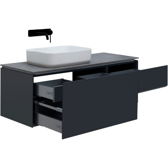 Тумба под раковину Allen Brau Infinity 120 L 1.21006.AM подвесная Антрацит матовый Тумба под раковину Allen Brau Infinity 120 L 1.21006.AM подвесная Антрацит матовый