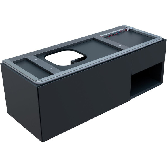 Тумба под раковину Allen Brau Infinity 120 L 1.21006.AM подвесная Антрацит матовый Тумба под раковину Allen Brau Infinity 120 L 1.21006.AM подвесная Антрацит матовый
