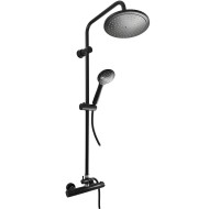 Душевая система Rav Slezak Termostat TRM81.5/3CMATC с термостатом Черный матовый Хром Душевая система Rav Slezak Termostat TRM81.5/3CMATC с термостатом Черный матовый Хром