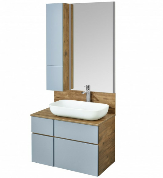 Подвесной шкаф Aquaton Мишель 23 1A244303MIX30 Дуб рустикальный Фьорд