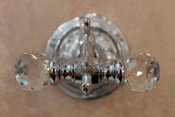 Двойной крючок Art&Max Barocco Crystal AM-1784-Cr-C Хром