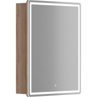 Зеркальный шкаф Sancos Mirror 60 MI60EG с подсветкой Дуб галифакс натуральный