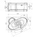 Акриловая ванна Radomir Vannesa Ирма 160х105 R 2-76-2-2-9-229 с гидромассажем Баланс Хром