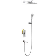 Душевая система Timo Helmi SX-4099/00-16SM Хром Белая
