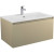 Тумба под раковину Art&Max Latina 80 AM-Latina-800-1C-SO-BGM подвесная Серо-бежевая матовая