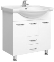 Тумба под раковину Onika Моника 75 Белая Тумба под раковину Onika Моника 75 Белая