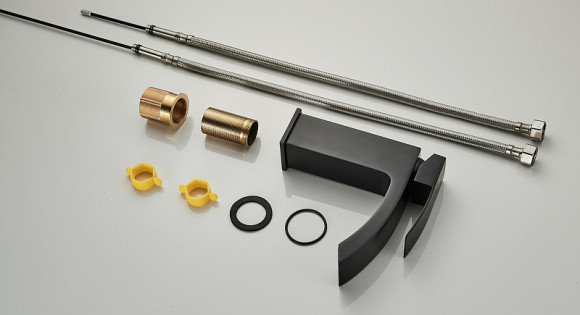 Смеситель для раковины ALMAes Luara TVZ-0902 Черный матовый Смеситель для раковины ALMAes Luara TVZ-0902 Черный матовый