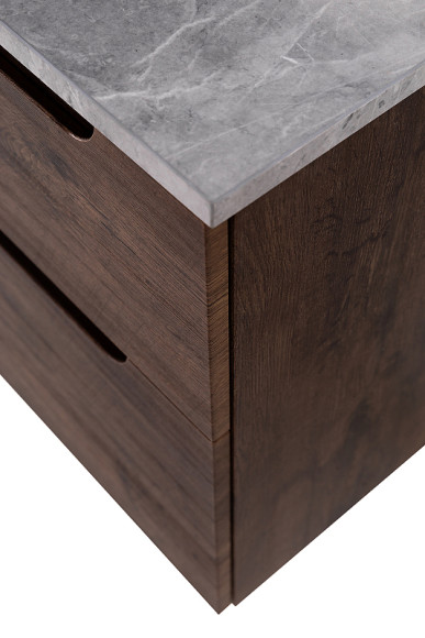 Тумба под раковину BelBagno Etna-H60 80 ETNA-H60-800-2C-SO-RW-P подвесная Rovere Moro