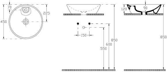 Раковина-чаша Allen Brau Fantasy 45 4.11018.20 Белая Раковина-чаша Allen Brau Fantasy 45 4.11018.20 Белая