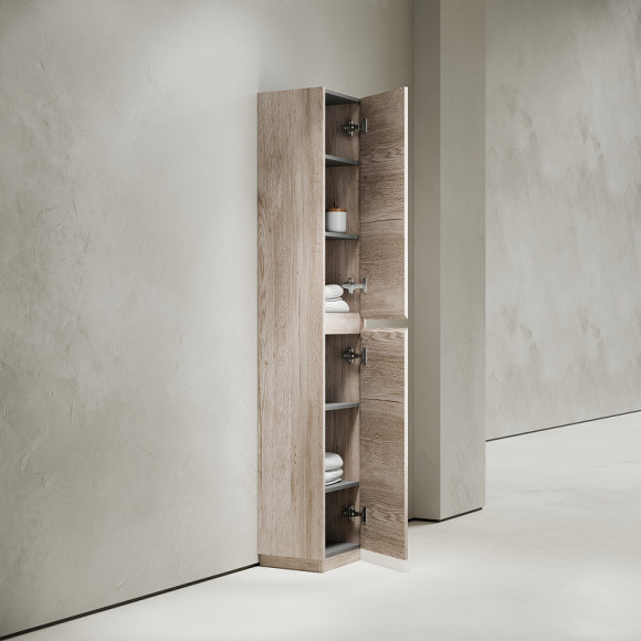 Шкаф пенал Sancos Libra Floor 35 PLB35FEG Дуб галифакс натуральный Шкаф пенал Sancos Libra Floor 35 PLB35FEG Дуб галифакс натуральный