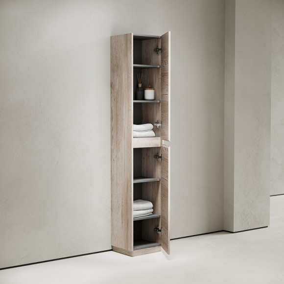 Шкаф пенал Sancos Libra Floor 35 PLB35FEG Дуб галифакс натуральный Шкаф пенал Sancos Libra Floor 35 PLB35FEG Дуб галифакс натуральный