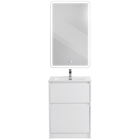 Тумба под раковину BelBagno Kraft 39 60 KRAFT39-600/390-2C-PIA-BO Bianco Opaco