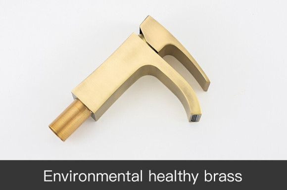 Смеситель для раковины Gappo G07-4 G1007-4 Бронза