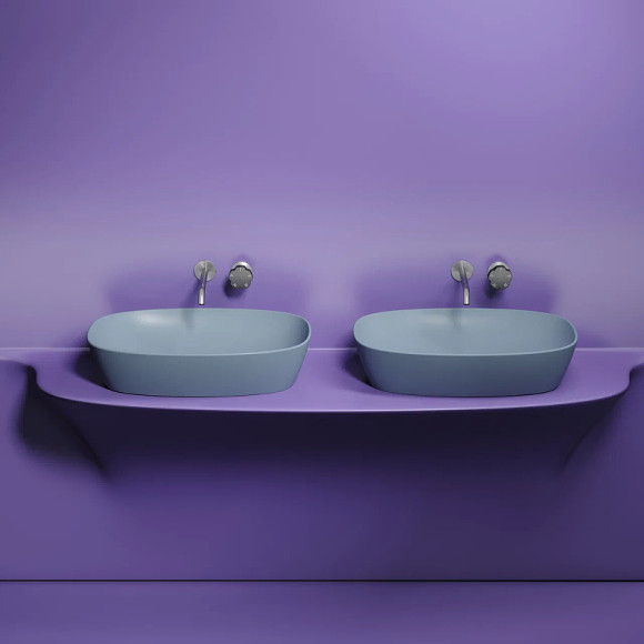 Раковина-чаша Ceramicanova Element 60 CN6049MHL Серо-голубая матовая Раковина-чаша Ceramicanova Element 60 CN6049MHL Серо-голубая матовая