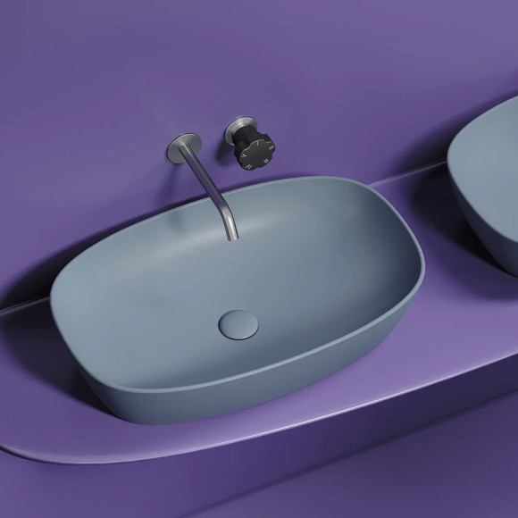 Раковина-чаша Ceramicanova Element 60 CN6049MHL Серо-голубая матовая Раковина-чаша Ceramicanova Element 60 CN6049MHL Серо-голубая матовая