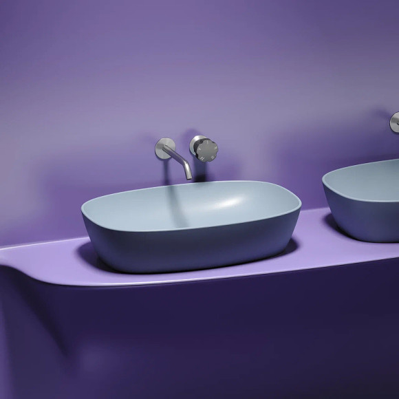 Раковина-чаша Ceramicanova Element 60 CN6049MHL Серо-голубая матовая Раковина-чаша Ceramicanova Element 60 CN6049MHL Серо-голубая матовая