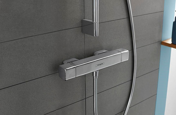 Смеситель для душа Hansgrohe Ecostat E 15773000 с термостатом Хром