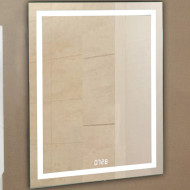 Зеркало Relisan Wendy 500х700 Гл000024377 с подсветкой с сенсорным выключателем и часами Зеркало Relisan Wendy 500х700 Гл000024377 с подсветкой с сенсорным выключателем и часами