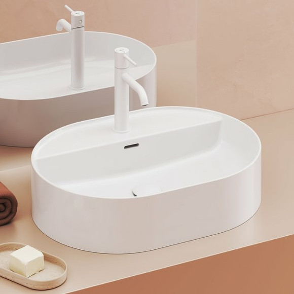 Раковина Ravak Ceramic Slim Shelf O 55 XJX01155003 Белая Раковина Ravak Ceramic Slim Shelf O 55 XJX01155003 Белая