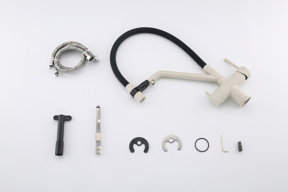 Смеситель для кухни Gappo G4398-81 Белый Черный