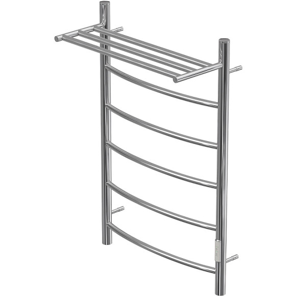 Электрический полотенцесушитель Point Афина PN04858P П5 500x800 с полкой, диммер справа Хром Электрический полотенцесушитель Point Афина PN04858P П5 500x800 с полкой, диммер справа Хром