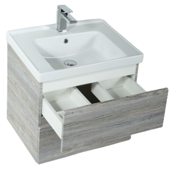 Тумба под раковину Art&Max AM-Techno-600-2C-SO-LW635 подвесная Сосна Тумба под раковину Art&Max AM-Techno-600-2C-SO-LW635 подвесная Сосна