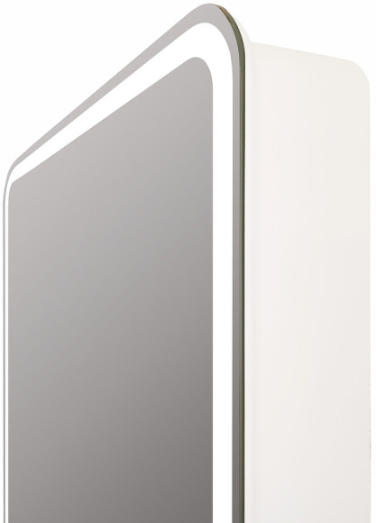 Зеркальный шкаф Континент Elliott LED 55 L МВК015 с подсветкой Белый Зеркальный шкаф Континент Elliott LED 55 L МВК015 с подсветкой Белый