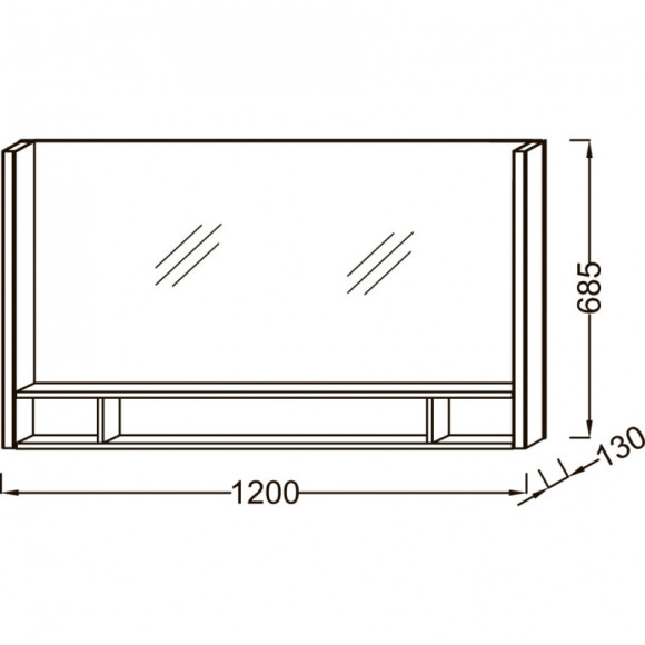 Зеркало Jacob Delafon Terrace 120 EB1183-NF с подсветкой Белое Древесное с сенсорным выключателем Зеркало Jacob Delafon Terrace 120 EB1183-NF с подсветкой Белое Древесное с сенсорным выключателем