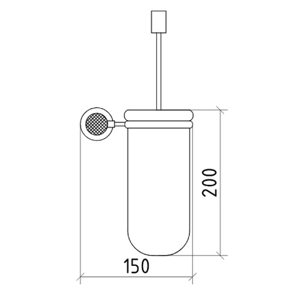 Ершик для унитаза Boheme Royal Cristal 10933-G-B Золото Ершик для унитаза Boheme Royal Cristal 10933-G-B Золото