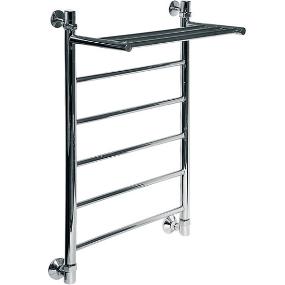 Водяной полотенцесушитель Ника Classic ЛП/ВП 80x40 с полкой Хром Водяной полотенцесушитель Ника Classic ЛП/ВП 80x40 с полкой Хром