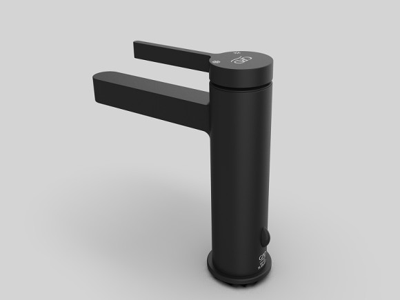 Смеситель для раковины GPD Gildo MLB165-S Черный матовый