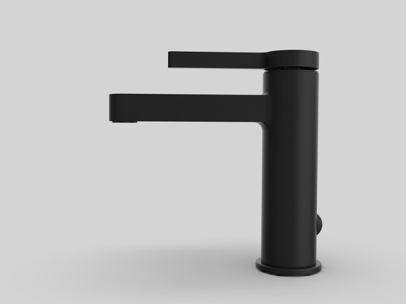 Смеситель для раковины GPD Gildo MLB165-S Черный матовый