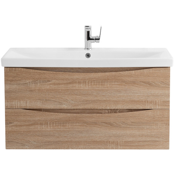 Тумба под раковину BelBagno Marino-Cer 100 MARINO-CER-1000-2C-SO-WO-P подвесная Rovere Bianco