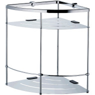 Полка корзина WasserKRAFT K-522 угловая Хром