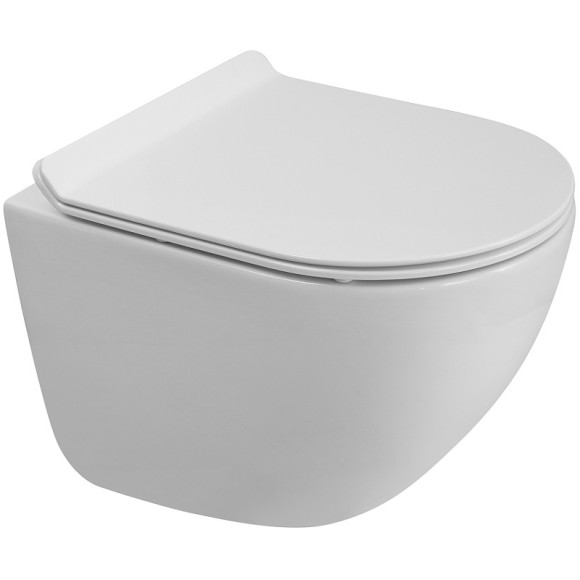 Унитаз BelBagno Amanda-Tor BB051CH-TOR-FC подвесной без сиденья Унитаз BelBagno Amanda-Tor BB051CH-TOR-FC подвесной без сиденья