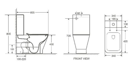 Унитаз компакт WeltWasser Rotbach 001 MT-BL 10000003793 Черный матовый с бачком и сиденьем Микролифт Унитаз компакт WeltWasser Rotbach 001 MT-BL 10000003793 Черный матовый с бачком и сиденьем Микролифт