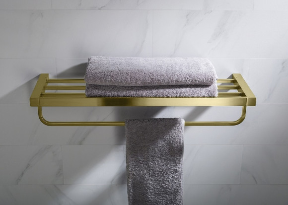 Полка для полотенец Timo Selene 17058/17 Золото матовое