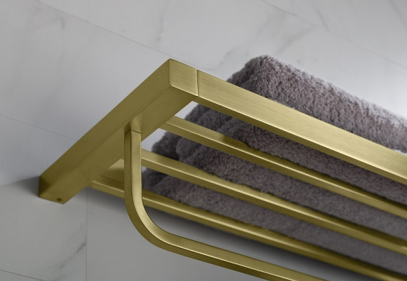 Полка для полотенец Timo Selene 17058/17 Золото матовое