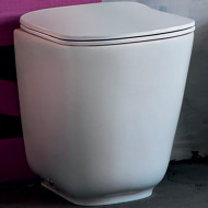 Унитаз Kerasan Tribeca 511830 приставной Белый матовый без сиденья Унитаз Kerasan Tribeca 511830 приставной Белый матовый без сиденья